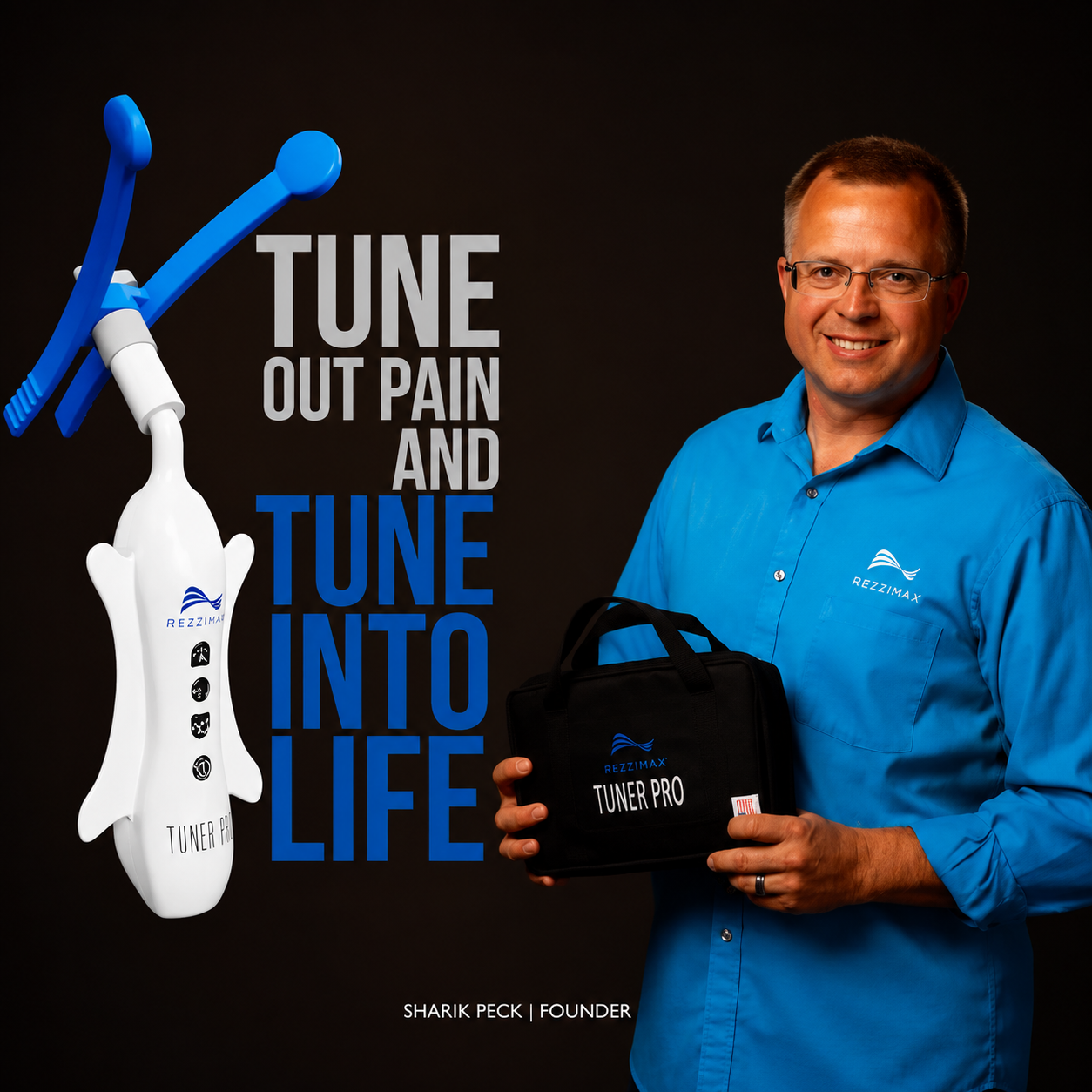 Work with Rezzimax creator Physical Therapist Sharik Peck on Zoom